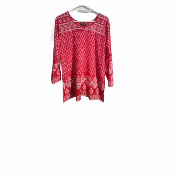 Maple Floral long sleeves woman tunic - Picture 1 of 4
